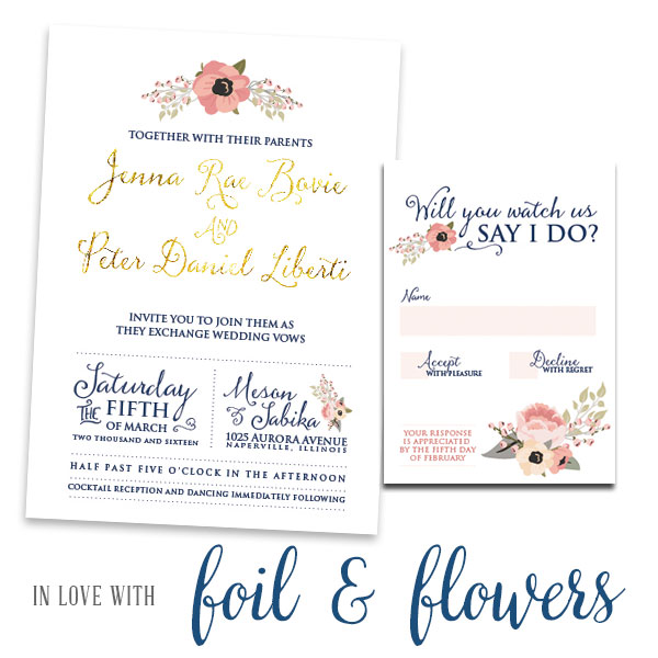 Foil and Flowers