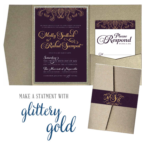 Glittery Gold